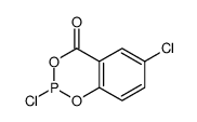 2,6-dichloro-1,3,2-benzodioxaphosphinin-4-one结构式
