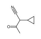 2-cyclopropyl-3-oxobutanenitrile Structure