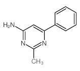 4-Pyrimidinamine,2-methyl-6-phenyl-结构式