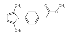 methyl [4-(2,5-dimethyl-1H-pyrrol-1-yl)phenyl]acetate Structure