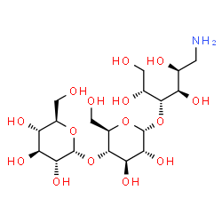 O-α-D-glucopyranosyl-(1→4)-O-α-D-glucopyranosyl-(1→4)-1-mannitol-1-deoxy-D-glucitol结构式