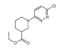 ethyl 1-(6-chloropyridazin-3-yl)piperidine-3-carboxylate结构式