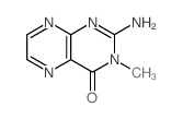 2-imino-3-methyl-4aH-pteridin-4-one structure