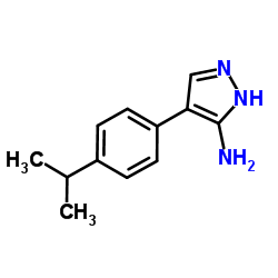 4-(4-ISOPROPYLPHENYL)-1H-PYRAZOL-3-AMIN图片