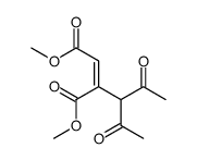 dimethyl 2-(2,4-dioxopentan-3-yl)but-2-enedioate结构式