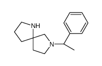 (5S)-7-[(1R)-1-Phenylethyl]-1,7-diazaspiro[4.4]nonane结构式