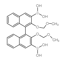 [4-[3-borono-2-(methoxymethoxy)naphthalen-1-yl]-3-(methoxymethoxy)naphthalen-2-yl]boronic acid Structure