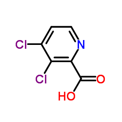 3,4-Dichloro-2-pyridinecarboxylic acid structure