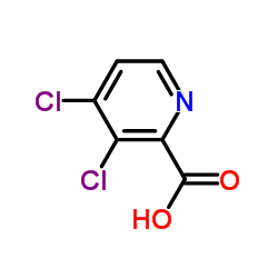 3,4-Dichloro-2-pyridinecarboxylic acid Structure