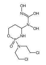 1-[2-[bis(2-chloroethyl)amino]-2-oxo-1,3,2λ5-oxazaphosphinan-4-yl]-1,3-dihydroxyurea结构式