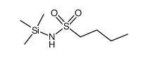 N-(Trimethylsilyl)-butan-1-sulfonamid结构式