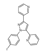 3-(1-(4-iodophenyl)-5-(pyridin-2-yl)-1H-pyrazol-3-yl)pyridine Structure