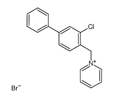 (2-Chlor-4-phenyl-benzyl)-pyridinium-bromid Structure