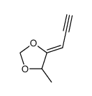 4-methyl-5-propynylidene-[1,3]dioxolane Structure