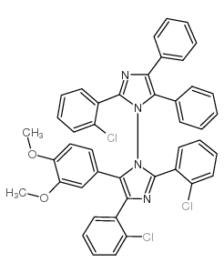 2,2',4-Tris(2-chlorophenyl)-5-(3,4-dimethoxyphenyl)-4',5'-diphenyl-1,1'-biimidazole picture