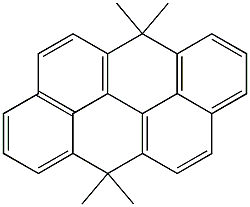 6,6,12,12-tetramethyl-6,12-dihydronaphtho[7,8,1,2,3-nopqr]tetraphene Structure