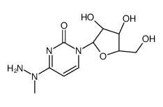 4-[amino(methyl)amino]-1-[(2R,3R,4S,5R)-3,4-dihydroxy-5-(hydroxymethyl)oxolan-2-yl]pyrimidin-2-one结构式