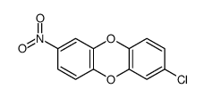 2-chloro-7-nitrodibenzo-p-dioxin结构式