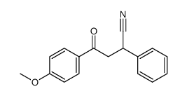 4-(4-methoxyphenyl)-4-oxo-2-phenylbutanenitrile结构式