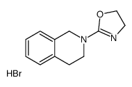 2-(1,2,3,4-tetrahydroisoquinolin-2-ium-2-yl)-4,5-dihydro-1,3-oxazole,bromide结构式