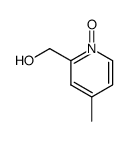 2-Pyridinemethanol,4-methyl-,1-oxide(6CI)结构式