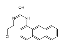 1-anthracen-1-yl-3-(2-chloroethyl)urea结构式