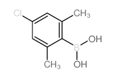 2,6-DIMETHYL-4-CHLOROPHENYLBORONIC ACID structure