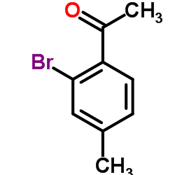 1-(2-溴-4-甲基苯基)乙酮结构式