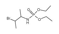 diethyl (3-bromobutan-2-yl)phosphoramidate结构式