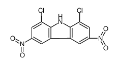 1,8-dichloro-3,6-dinitro-9H-carbazole Structure