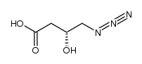 (R)-4-Azido-3-hydroxybutanoic acid结构式