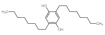 2,5-dioctylbenzene-1,4-diol Structure