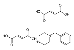 1-benzylpiperazine,(E)-but-2-enedioic acid结构式