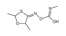[(E)-(2,5-dimethyl-1,3-oxathiolan-4-ylidene)amino] N-methylcarbamate结构式