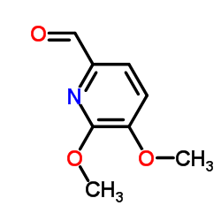 5,6-Dimethoxy-2-pyridinecarbaldehyde Structure