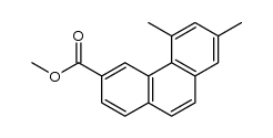 2,4-Dimethyl-6-carboxymethylphenanthren结构式