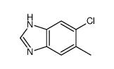 1H-Benzimidazole,5-chloro-6-methyl-(9CI) Structure