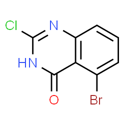 5-Bromo-2-chloroquinazolin-4-ol structure