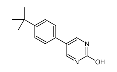 5-(4-tert-butylphenyl)-1H-pyrimidin-2-one结构式