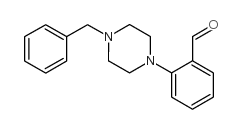 2-(4-benzylpiperazino)benzaldehyde Structure