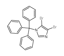 4,5-Dibromo-1-trityl-1H-imidazole structure