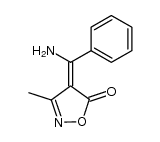 4-(aminophenylmethylene)-3-methylisoxazol-5(4H)-one Structure