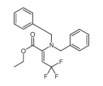 (Z)-Ethyl 2-(dibenzylamino)-4,4,4-trifluorobut-2-enoate Structure