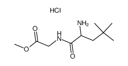 L-neopentylglycyl-glycine methyl ester hydrochloride Structure