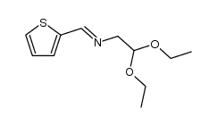(2,2-diethoxy-ethyl)-thiophen-2-ylmethylene-amine Structure