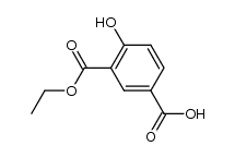 4-hydroxy-isophthalic acid-3-ethyl ester Structure