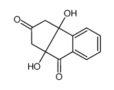 3a,8b-dihydroxy-1,3-dihydrocyclopenta[a]indene-2,4-dione结构式