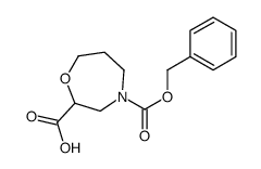 4-Cbz-2-homomorpholinecarboxylic Acid structure