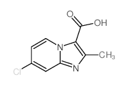 7-chloro-2-methylimidazo[1,2-a]pyridine-3-carboxylic acid Structure