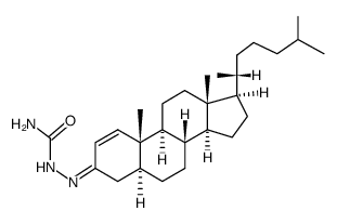 1-Coprosten-3-one semicarbazone结构式